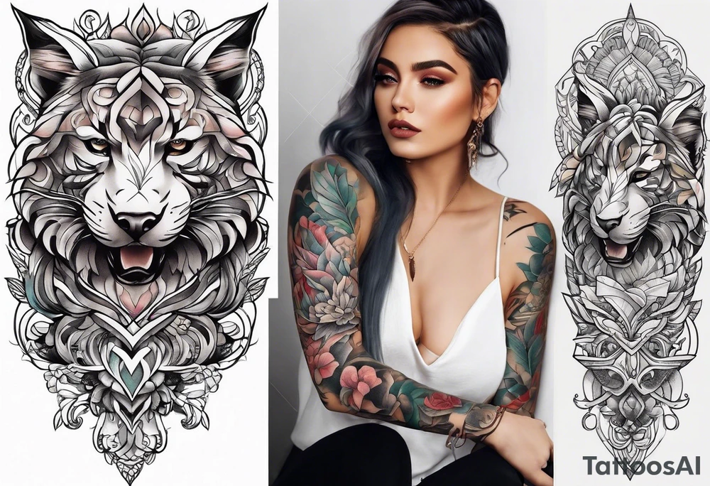 arm tattoo for woman tattoo idea