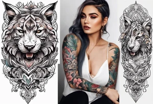 arm tattoo for woman tattoo idea