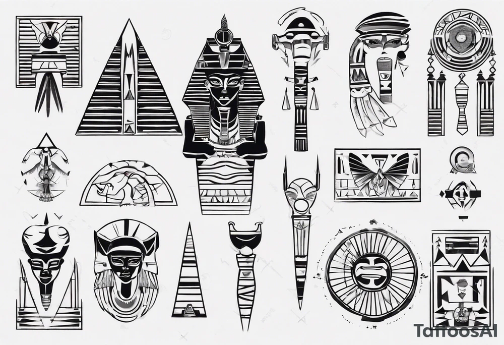 Egyptian tattoo idea