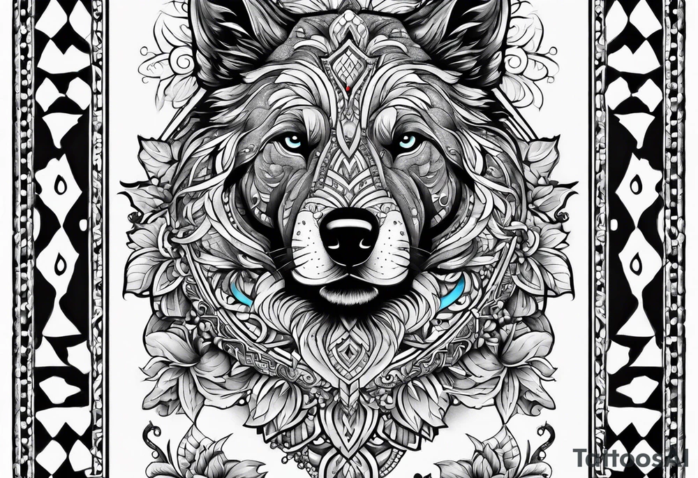 dogfoot tattoo idea