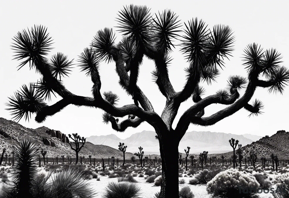 Joshua trees tattoo idea