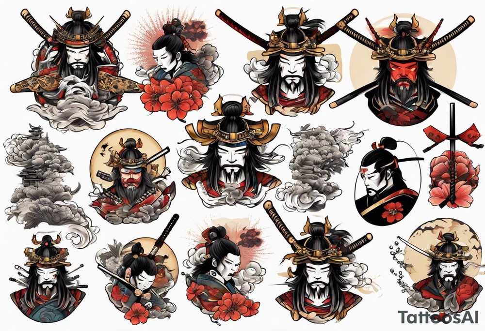 Samurai tattoo idea