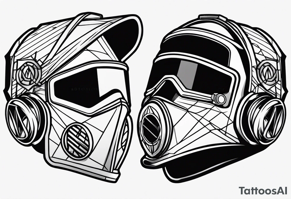 welding mask tattoo idea