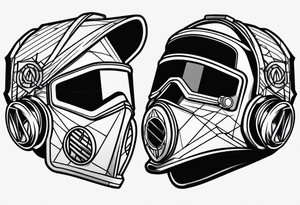 welding mask tattoo idea
