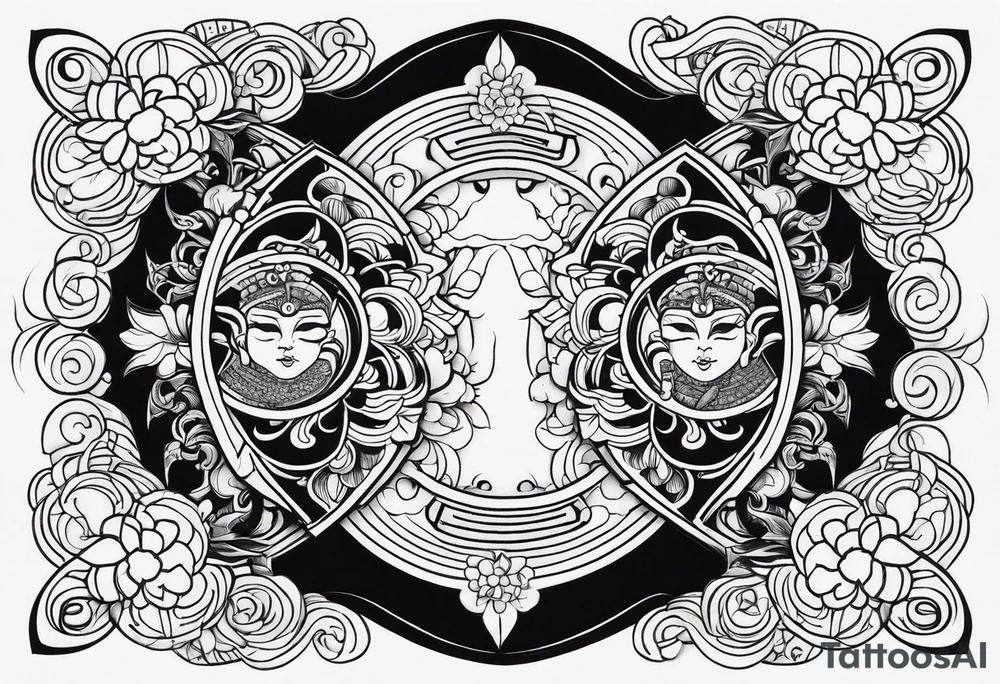Gemini symbol tattoo idea