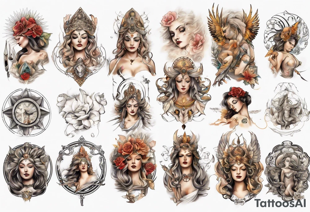 godess tattoo tattoo idea