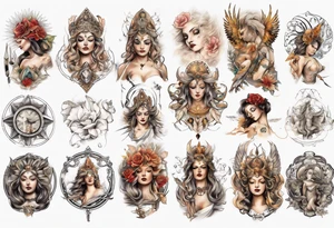 godess tattoo tattoo idea