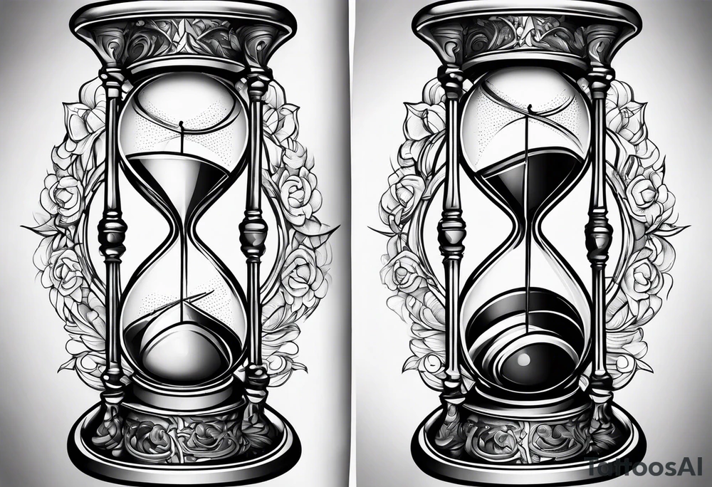 Hourglass tattoo idea
