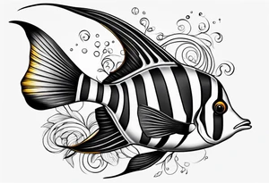 Moorish idol tattoo idea