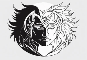 Titan Shifter Silhouette tattoo idea