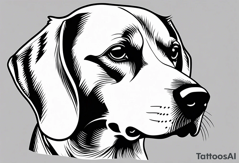 Beagle tattoo idea