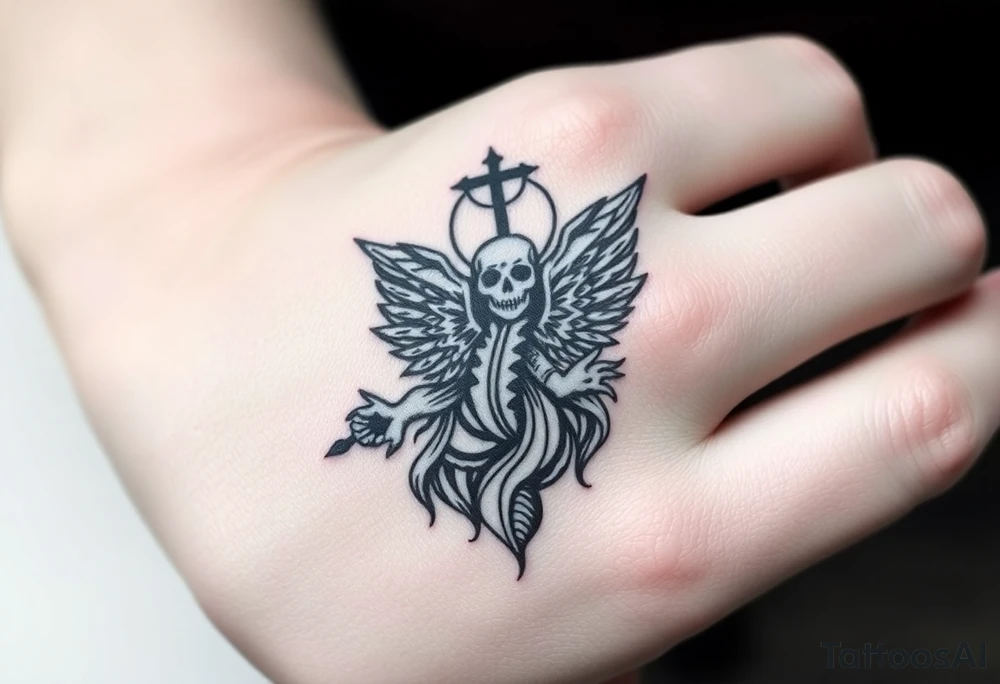 Finding peace in chaos within god tattoo idea