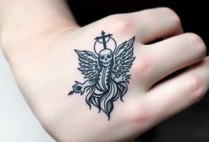 Finding peace in chaos within god tattoo idea