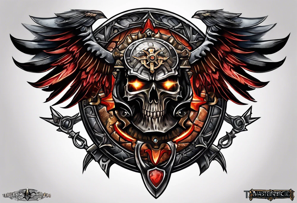 Warhammer inquisitorial seal tattoo idea