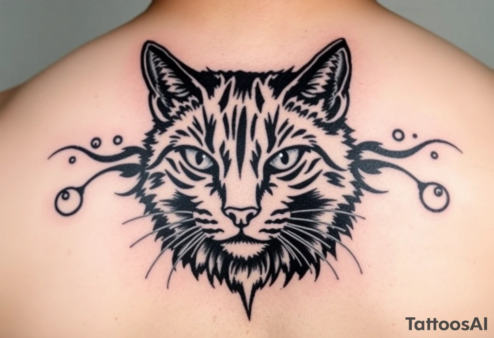 Black Cat tattoo idea