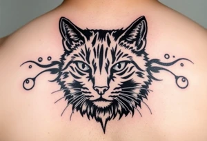 Black Cat tattoo idea