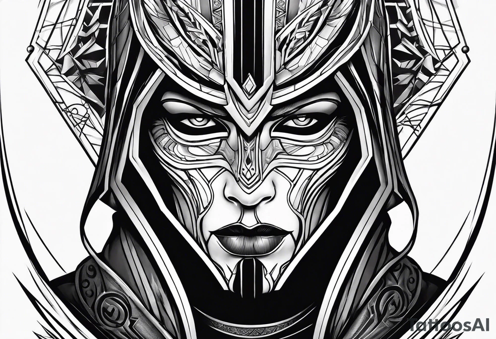 Sith Acolyte mask tattoo idea