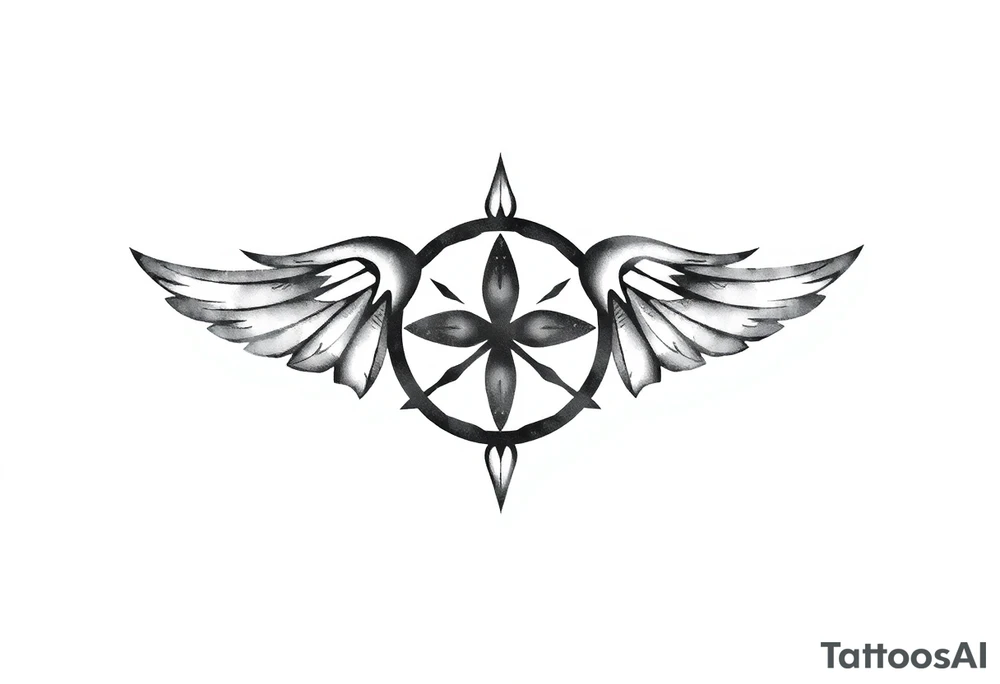 Symbol for complete surrender tattoo idea