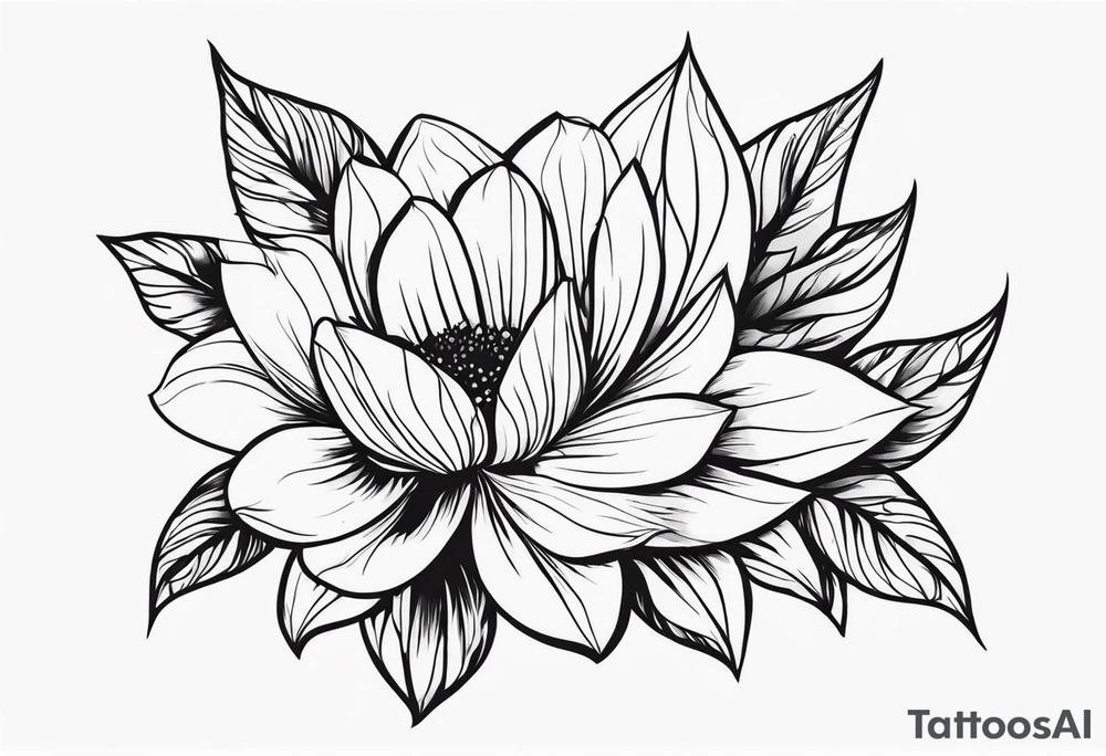 floral
 vector tattoo idea