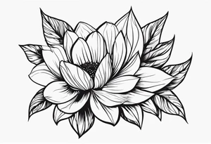 floral
 vector tattoo idea