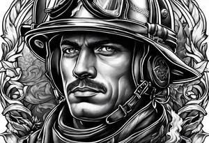 Firefighter rebirth tattoo idea