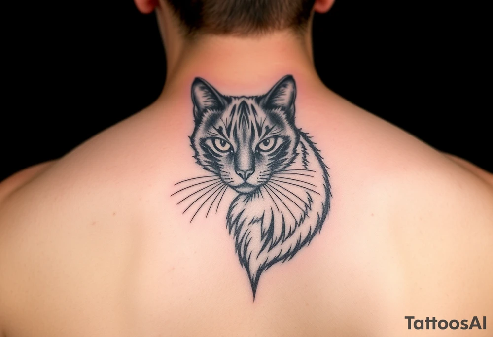 Black Cat tattoo idea