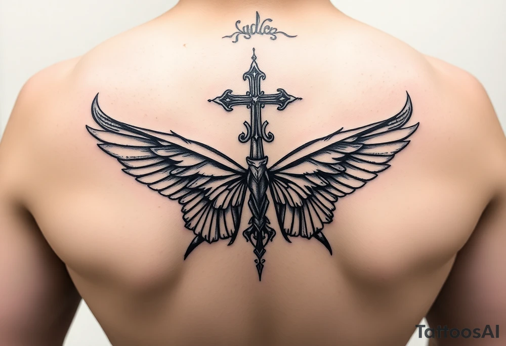 Tatoo for faith loss of mom having boy girl twins in April tattoo idea