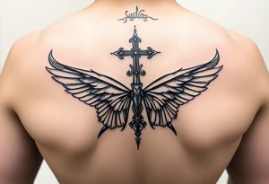 Tatoo for faith loss of mom having boy girl twins in April tattoo idea