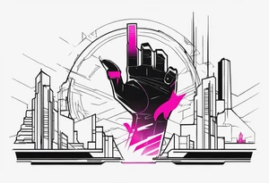 cyberpunk 2077, hand tattoo, tattoo idea