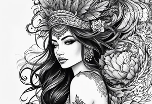 roots and wings tattoo idea