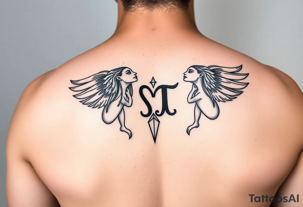 Gemini laugh now cry later feminine tattoo tattoo idea