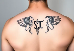 Gemini laugh now cry later feminine tattoo tattoo idea