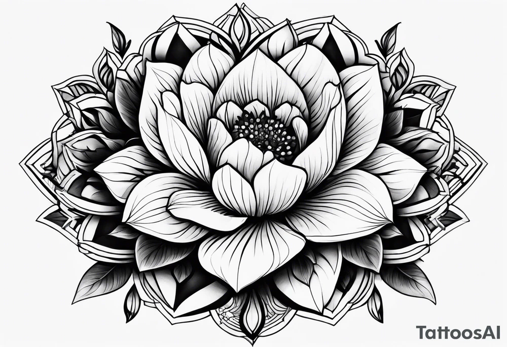 Faça uma flor tattoo idea