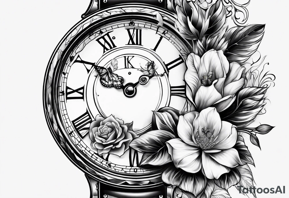 Clock tattoo idea