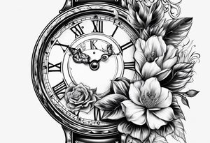 Clock tattoo idea