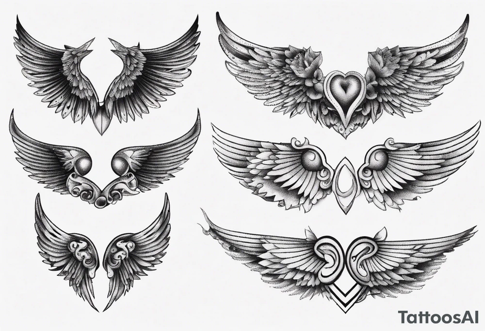 wings tattoo idea