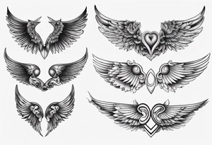 wings tattoo idea