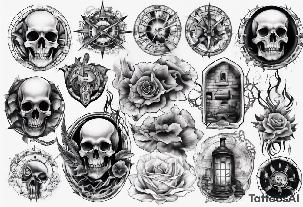 UNDERGROUND THEME TATTOO SLEEEVE tattoo idea