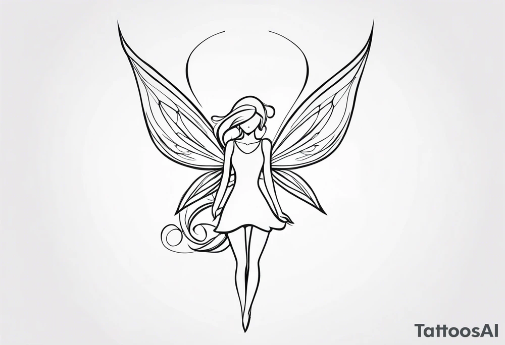 Fairy tattoo idea