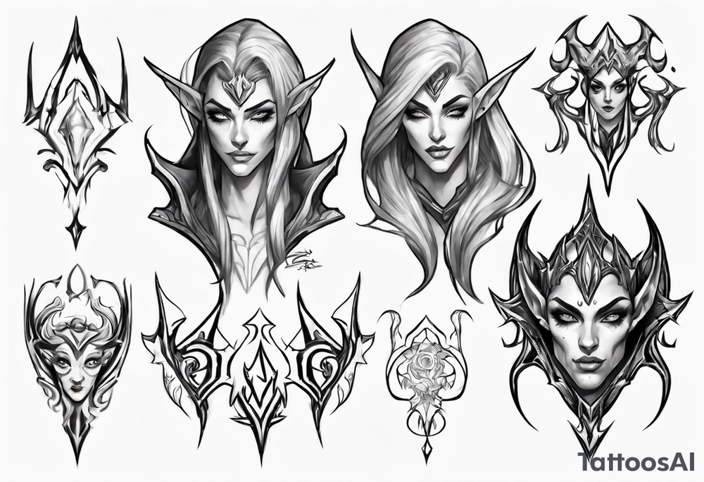 Void elf tattoo idea