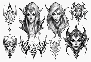 Void elf tattoo idea