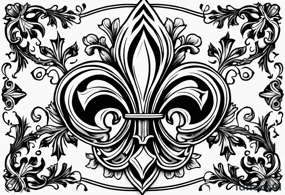 Résilience fleur de lys tattoo idea