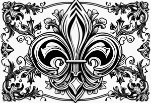 Résilience fleur de lys tattoo idea