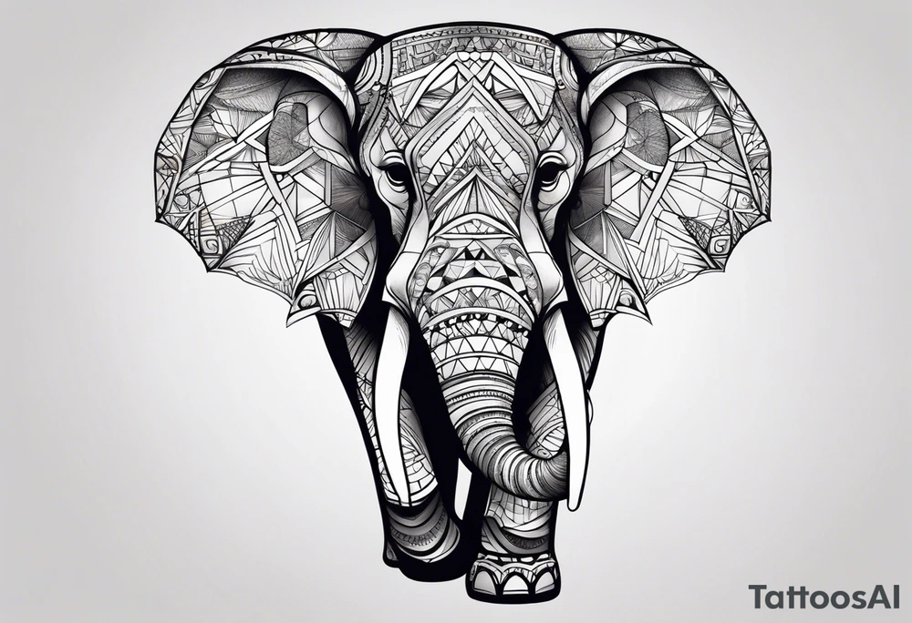 Elephant tattoo idea