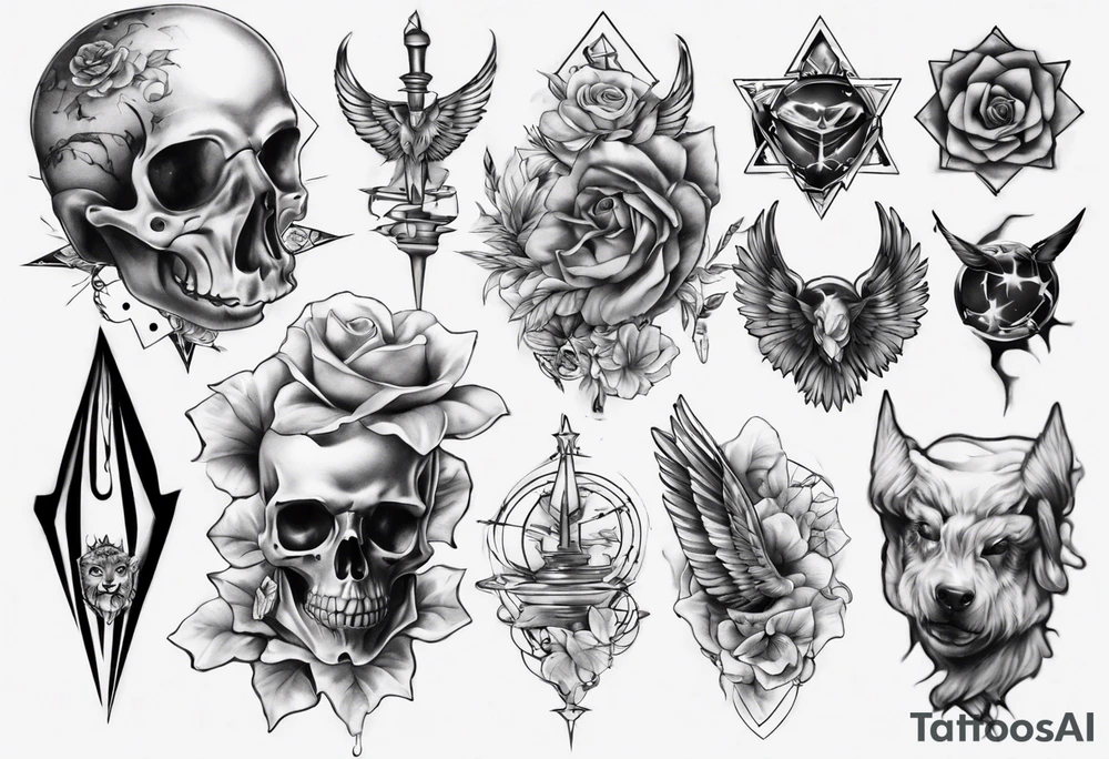 dyr realistic tattoo idea