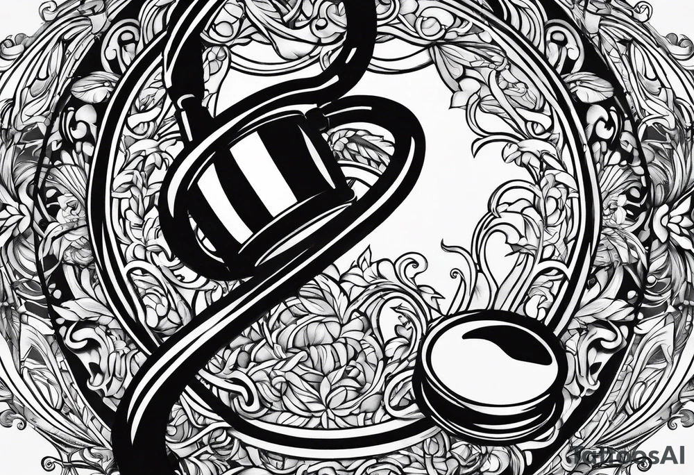 NECK TIE
, STETHOSCOPE tattoo idea