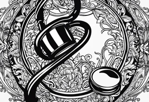 NECK TIE
, STETHOSCOPE tattoo idea