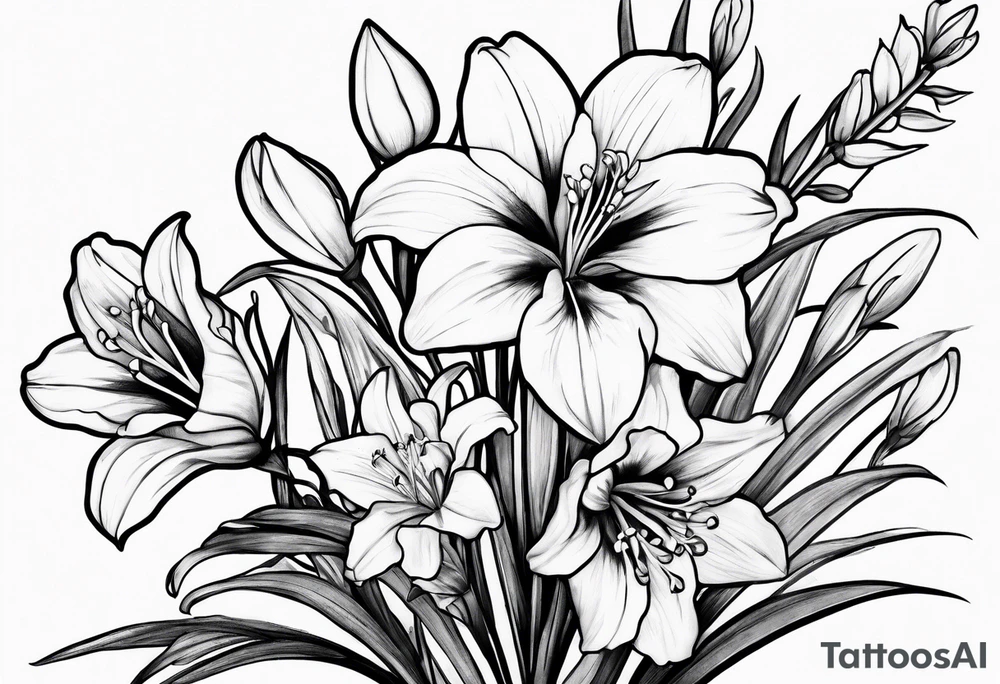 Indian paintbrush 
Snow drop flower
Carnation
Lily of the valley tattoo idea