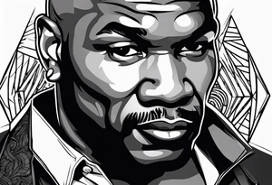 mike tyson face tattoo idea