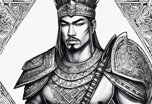A warrior tattoo idea